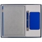 Коробка Overlap под ежедневник, аккумулятор и ручку, синяя, 27,8х23,7х3,4 см - 2
