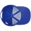 Бейсболка Bizbolka Canopy, ярко-синяя с белым кантом - 5