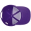 Бейсболка Bizbolka Canopy, фиолетовая с белым кантом - 3
