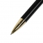 Ручка шариковая MOOD GOLD, черный, пластик, металл - 1
