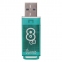 Флеш-диск 8 GB, SMARTBUY Glossy, USB 2.0, зеленый, SB8GBGS-G - 1