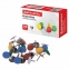 Кнопки канцелярские BRAUBERG, металлические, цветные, 10 мм, 50 шт., в картонной коробке, 220554 - 1