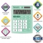 Калькулятор настольный BRAUBERG ULTRA PASTEL-08-LG, КОМПАКТНЫЙ (154x115 мм), 8 разрядов, двойное питание, МЯТНЫЙ, 250515 - 2