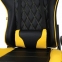 Кресло компьютерное BRABIX "GT Master GM-110", две подушки, экокожа, черное/желтое, 531927 - 10