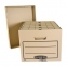 Короб архивный (445x270х335 мм), с крышкой, гофрокартон, FELLOWES (BANKERS BOX) "Basic", FS-00101 - 1