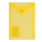 Папка-конверт с кнопкой МАЛОГО ФОРМАТА (105х148 мм), А6, желтая, 0,18 мм, BRAUBERG, 227319 - 1