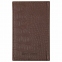 Телефонная книжка МАЛЫЙ ФОРМАТ (80х130 мм) А7, BRAUBERG "Cayman", под крокодиловую кожу, 56 л., вырубной алфавит, коричневая, 125135 - 4