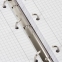 Тетрадь на кольцах А5 (180х220 мм), 120 листов, под кожу, клетка, BRAUBERG "Fusion", коричневый/голубой, 129995 - 5