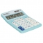 Калькулятор настольный BRAUBERG EXTRA PASTEL-12-LB (206x155 мм), 12 разрядов, двойное питание, ГОЛУБОЙ, 250486 - 5