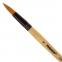 Кисть ПИФАГОР, СИНТЕТИКА, круглая, № 8, деревянная лакированная ручка, с колпачком, пакет с подвесом, 200848 - 2