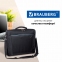 Сумка-портфель BRAUBERG с отделением для ноутбука 17,3", "Sidney", откидная крышка, черная, 44х34х6 см, 240449 - 8