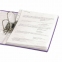 Папка-регистратор BRAUBERG с покрытием из ПВХ, 80 мм, с уголком, фиолетовая (удвоенный срок службы), 227200 - 6