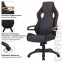 Кресло компьютерное BRABIX "Techno Pro GM-003", ткань, черное/серое, вставки оранжевые, 531813 - 10