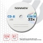 Диски CD-R SONNEN, 700 Mb, 52x, Cake Box (упаковка на шпиле) КОМПЛЕКТ 100 шт., 513533 - 3