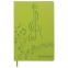 Дневник для музыкальной школы 140х210 мм, 48 л., обложка кожзам гибкая, BRAUBERG, справочный материал, зеленый, 105496 - 1