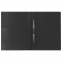 Папка с металлическим скоросшивателем и внутренним карманом BRAUBERG диагональ, черная, до 100 листов, 0,6 мм, 221351 - 2