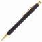 Ручка подарочная шариковая BRAUBERG "Piano", СИНЯЯ, корпус черный с золотистым, линия письма 0,5 мм, 143473 - 2