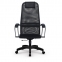 Кресло офисное МЕТТА "SU-B-8" пластик, ткань-сетка, сиденье мягкое, черное - 3