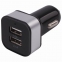 Зарядное устройство автомобильное SONNEN, 2 порта USB, выходной ток 2,1 А, черное-белое, 454796 - 1