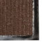 Коврик входной ворсовый влаго-грязезащитный LAIMA, 60х90 см, ребристый, толщина 7 мм, коричневый, 602868 - 3