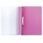 Скоросшиватель пластиковый с перфорацией BRAUBERG, А4, 140/180 мкм, розовый, 226588 - 1