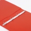 Папка на 4 кольцах BRAUBERG, картон/ПВХ, 40 мм, красная, до 250 листов (удвоенный срок службы), 228394 - 5