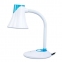 Настольная лампа-светильник SONNEN OU-607, на подставке, цоколь Е27, белый/синий, 236681 - 4