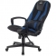 Кресло компьютерное ZOMBIE-9/BL+BLUE, подушка, экокожа/ткань, черное/синее, 1583708 - 3