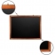 Доска для мела магнитная 60х90 см, черная, деревянная окрашенная рамка, Россия, BRAUBERG, 236891 - 1