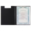 Папка-планшет BRAUBERG "Стандарт", А4 (310х230 мм), с прижимом и крышкой, пластик, черная, 0,9 мм, 221646 - 5
