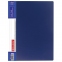 Папка с боковым металлическим прижимом и внутренним карманом BRAUBERG "Contract", синяя, до 100 л., 0,7 мм, бизнес-класс, 221787 - 1