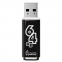 Флеш-диск 64 GB SMARTBUY Glossy USB 3.0, тёмно-серы, SB64GBGS-DG - 1