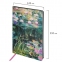 Блокнот А5 (143x210 мм), BRAUBERG VISTA "Claude Monet", под кожу, гибкий, срез фольга, 80 л., 112058 - 1