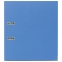 Папка-регистратор BRAUBERG с покрытием из ПВХ, 80 мм, с уголком, голубая (удвоенный срок службы), 227197 - 1