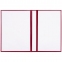 Папка адресная бумвинил бордовый, "Рамка", формат А4, STAFF, 121919 - 1