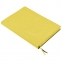 Блокнот А5 (148x213 мм), BRAUBERG "Tweed", 112 л., гибкий, под ткань, линия, желтый, 110967 - 2