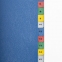 Разделитель пластиковый BRAUBERG, А4, 20 листов, цифровой 1-20, оглавление, цветной, РОССИЯ, 225611 - 4