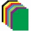Картон цветной А4 2-сторонний МЕЛОВАННЫЙ EXTRA 7 цветов папка, ЮНЛАНДИЯ, 200х290 мм, "ФЛАМИНГО", 111318 - 1