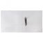 Папка на 2 кольцах с передним прозрачным карманом BRAUBERG, 65 мм, картон/ПВХ, белая, до 400 листов, 223528 - 2