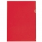 Папка-уголок BRAUBERG, красная 0,10 мм, 223967 - 1