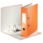 Папка-регистратор LEITZ, механизм 180°, покрытие пластик, 80 мм, оранжевая, 10101245 - 5