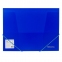 Папка на резинках BRAUBERG "Neon", неоновая, синяя, до 300 листов, 0,5 мм, 227463 - 1