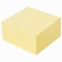 Блок самоклеящийся (стикеры) BRAUBERG 76х76 мм, 400 листов, желтый, 111353 - 1