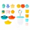 Игрушки для ванной, 17 штук, БОЛЬШОЙ НАБОР, с сетью для хранения, BRAUBERG KIDS, 665187 - 1
