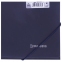 Папка на резинках BRAUBERG, диагональ, темно-синяя, до 300 листов, 0,5 мм, 221335 - 4