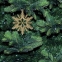 Украшение елочное подвесное "Снежинка золотистая" ЗОЛОТАЯ СКАЗКА, НАБОР 4 шт, 13 см, глиттер, 591132 - 5