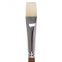 Кисть художественная профессиональная BRAUBERG ART CLASSIC, щетина, плоская, № 18, длинная ручка, 200721 - 2