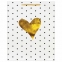 Пакет подарочный 26x12,7x32,4 см, ЗОЛОТАЯ СКАЗКА "Золотое сердце", ламинированный, 606583 - 2