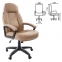 Кресло офисное BRABIX "Formula EX-537", экокожа, песочное, 531390 - 1