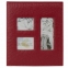 Фотоальбом BRAUBERG на 20 магнитных листов, 23х28 см, обложка под кожу страуса, на кольцах, бордовый, 390692 - 2